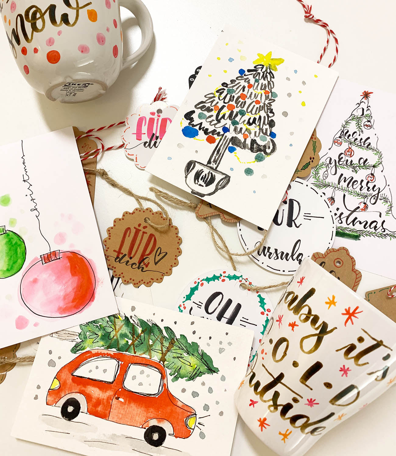 19. November 2023 - X-MAS Spezial! Basic Brush und Hand Lettering Workshop