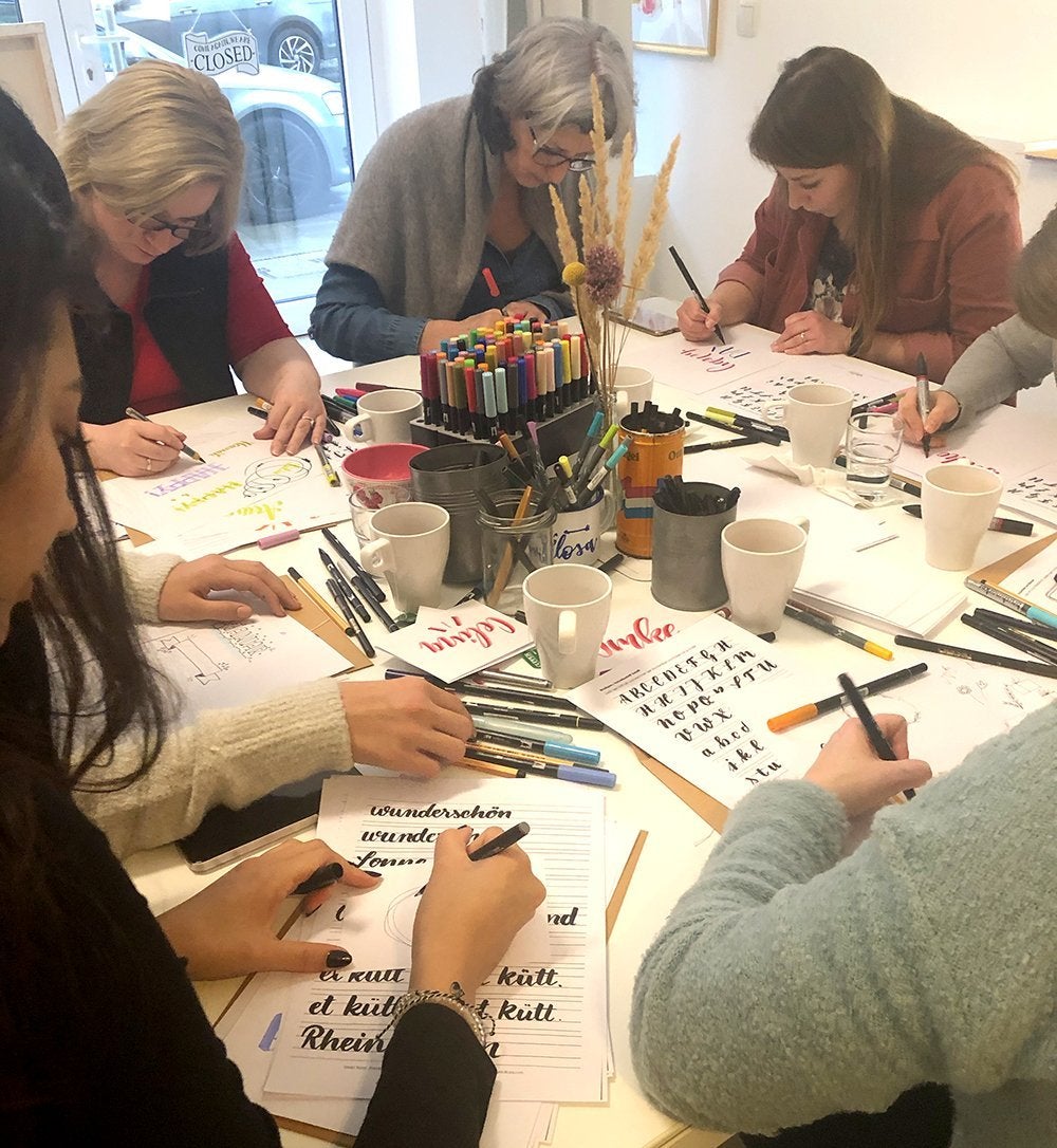 19. November 2023 - X-MAS Spezial! Basic Brush und Hand Lettering Workshop
